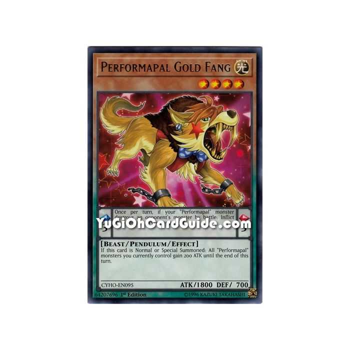 Performapal Gold Fang (Rare) – Cybernetic Horizon | Carta YUGIOH en México