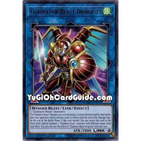 Gladiator Beast Dragases (Rare) – Cybernetic Horizon | Carta YUGIOH en México