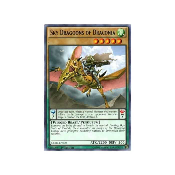 Sky Dragoons of Draconia (Rare) – Clash of Rebellions | Carta YUGIOH en México