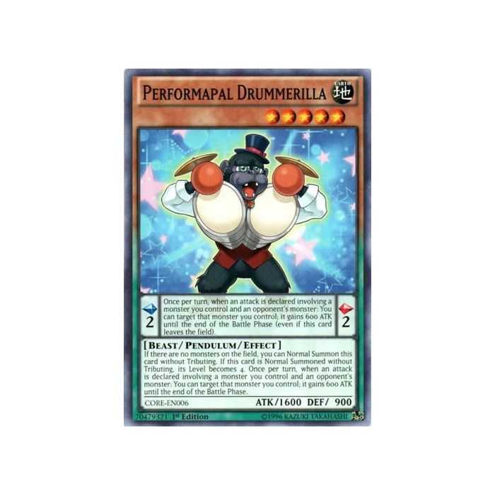 Perfomapal Drummerilla (Common) – Clash of Rebellions | Carta YUGIOH en México