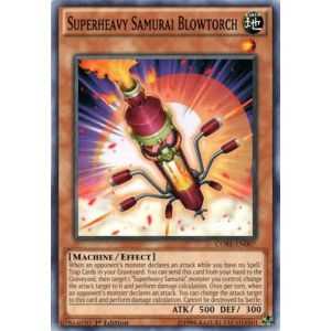 Superheavy Samurai Blowtorch (Common) – Clash of Rebellions | Carta YUGIOH en México