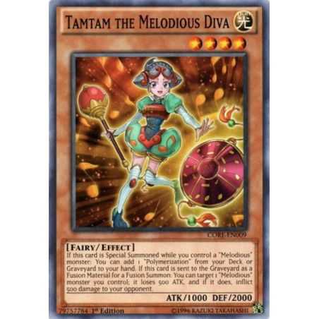Tamtam the Melodious Diva (Common) – Clash of Rebellions | Carta YUGIOH en México
