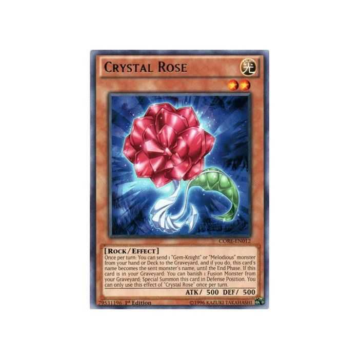 Crystal Rose (Rare) – Clash of Rebellions | Carta YUGIOH en México