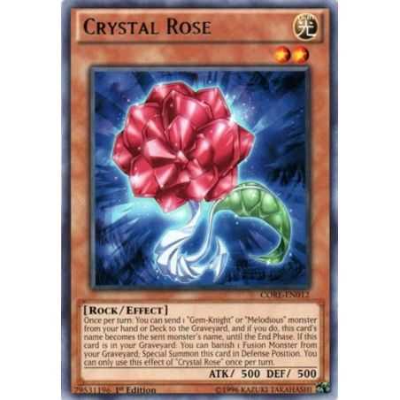 Crystal Rose (Rare) – Clash of Rebellions | Carta YUGIOH en México