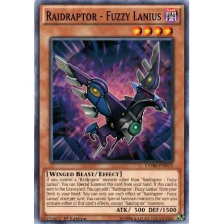 Raidraptor - Fuzzy Lanius (Common) – Clash of Rebellions | Carta YUGIOH en México