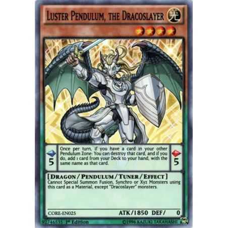 Luster Pendulum, the Dracoslayer (Super Rare) – Clash of Rebellions | Carta YUGIOH en México
