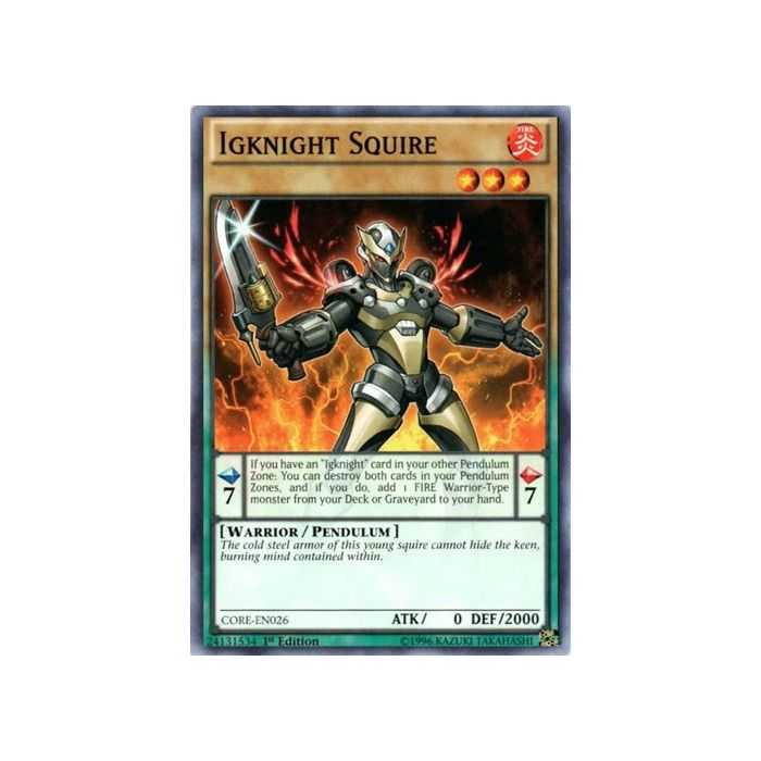 Igknight Squire (Common) – Clash of Rebellions | Carta YUGIOH en México