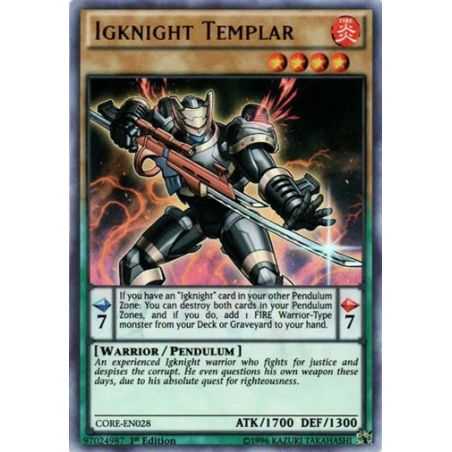 Igknight Templar (Ultra Rare) – Clash of Rebellions | Carta YUGIOH en México