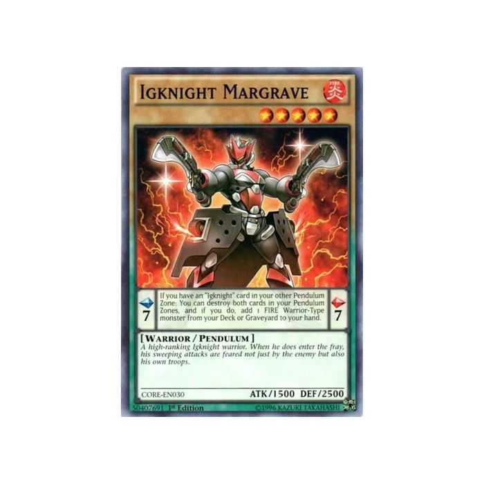 Igknight Margrave (Common) – Clash of Rebellions | Carta YUGIOH en México