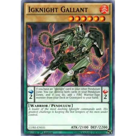 Igknight Gallant (Common) – Clash of Rebellions | Carta YUGIOH en México