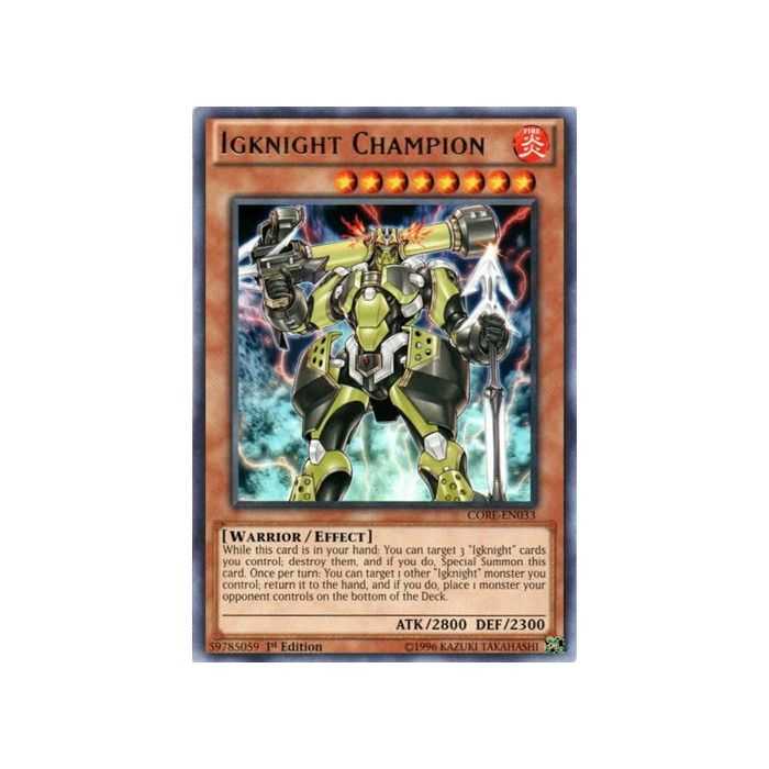 Igknight Champion (Rare) – Clash of Rebellions | Carta YUGIOH en México