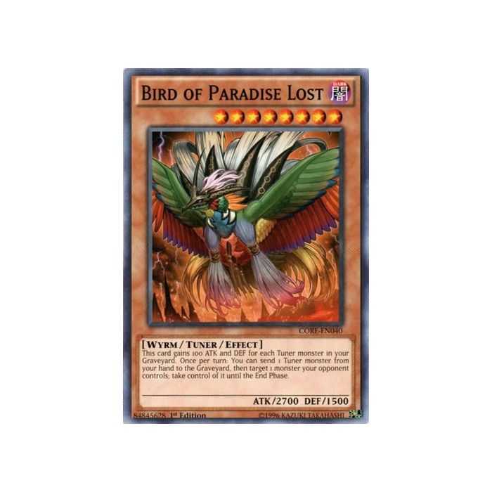 Bird of Paradise Lost (Common) – Clash of Rebellions | Carta YUGIOH en México