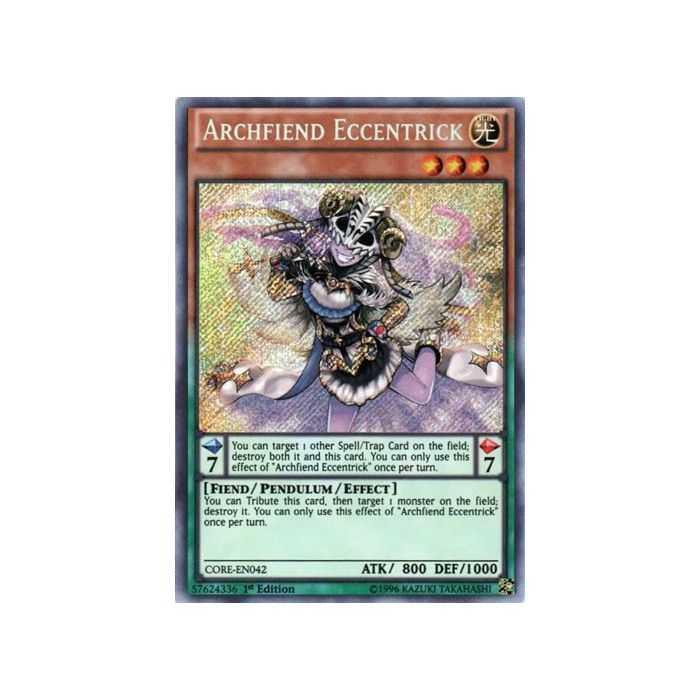 Archfiend Eccentrick (Secret Rare) – Clash of Rebellions | Carta YUGIOH en México