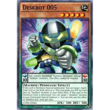 Deskbot 005 (Common) – Clash of Rebellions | Carta YUGIOH en México