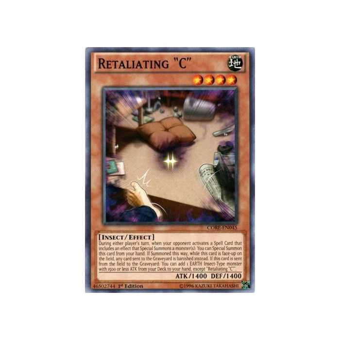 Retaliating "C" (Common) – Clash of Rebellions | Carta YUGIOH en México