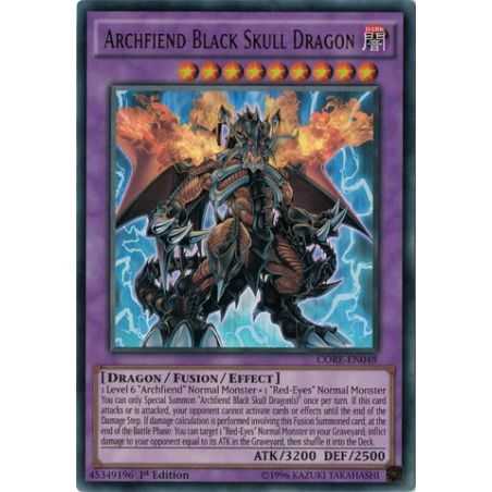 Archfiend Black Skull Dragon (Ultra Rare) – Clash of Rebellions | Carta YUGIOH en México