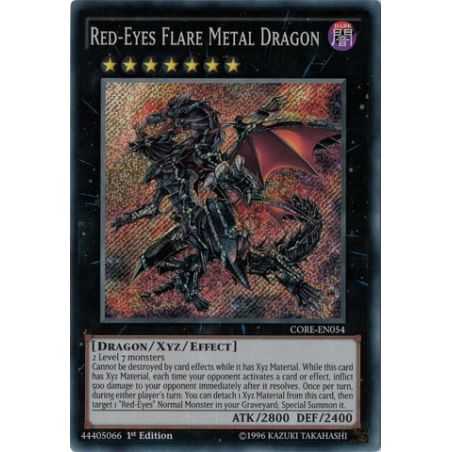 Red-Eyes Flare Metal Dragon (Secret Rare) – Clash of Rebellions | Carta YUGIOH en México