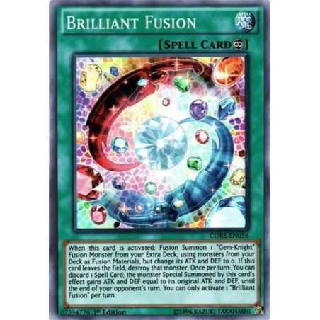 Brilliant Fusion (Super Rare) – Clash of Rebellions | Carta YUGIOH en México