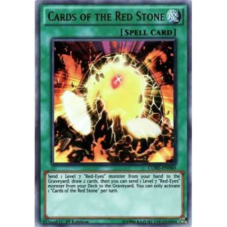 Cards of the Red Stone (Ultra Rare) – Clash of Rebellions | Carta YUGIOH en México