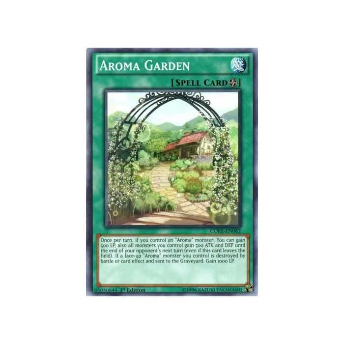 Aroma Garden (Common) – Clash of Rebellions | Carta YUGIOH en México