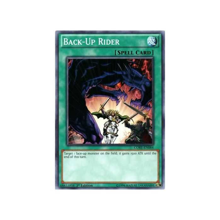 Back-Up Rider (Common) – Clash of Rebellions | Carta YUGIOH en México