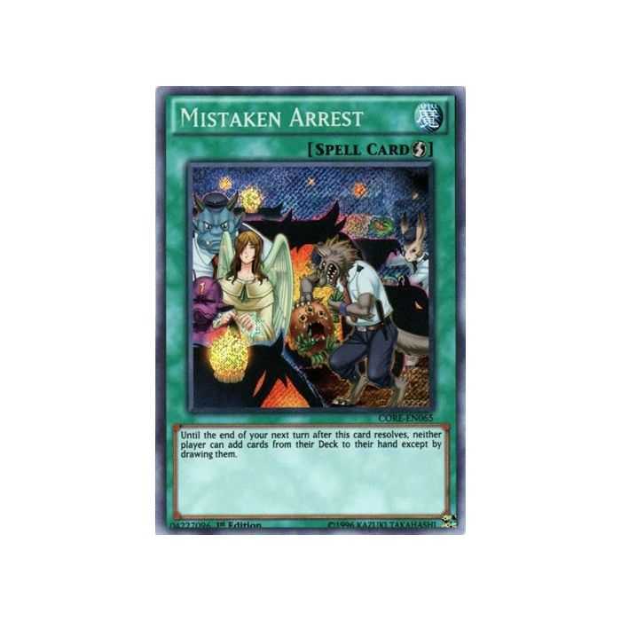 Mistaken Arrest (Secret Rare) – Clash of Rebellions | Carta YUGIOH en México