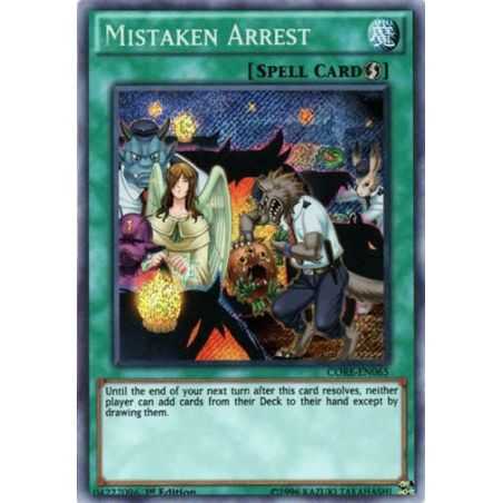 Mistaken Arrest (Secret Rare) – Clash of Rebellions | Carta YUGIOH en México