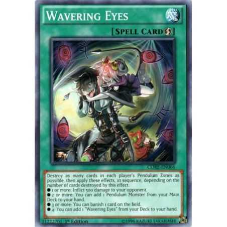 Wavering Eyes (Common) – Clash of Rebellions | Carta YUGIOH en México