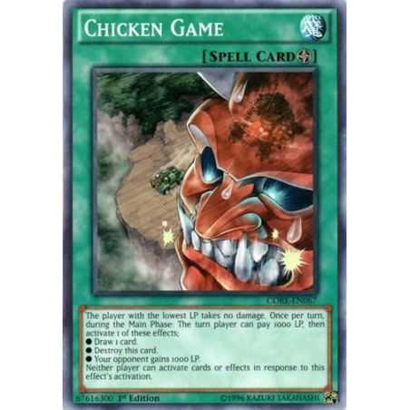 Chicken Game (Common) – Clash of Rebellions | Carta YUGIOH en México