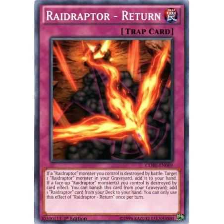 Raidraptor - Return (Common) – Clash of Rebellions | Carta YUGIOH en México