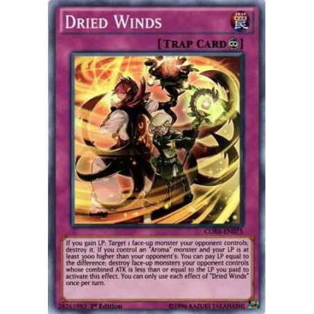 Dried Winds (Super Rare) – Clash of Rebellions | Carta YUGIOH en México