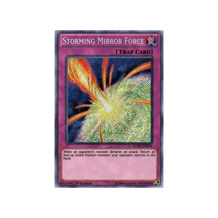 Storming Mirror Force (Secret Rare) – Clash of Rebellions | Carta YUGIOH en México