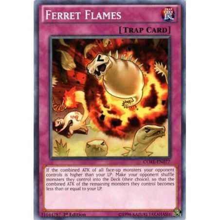 Ferret Flames (Common) – Clash of Rebellions | Carta YUGIOH en México