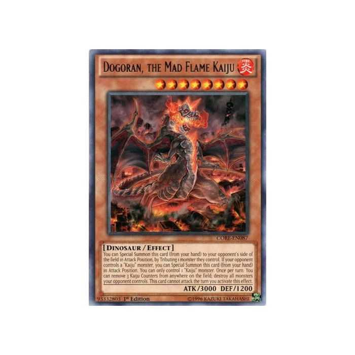 Dogoran, the Mad Flame Kaiju (Rare) – Clash of Rebellions | Carta YUGIOH en México