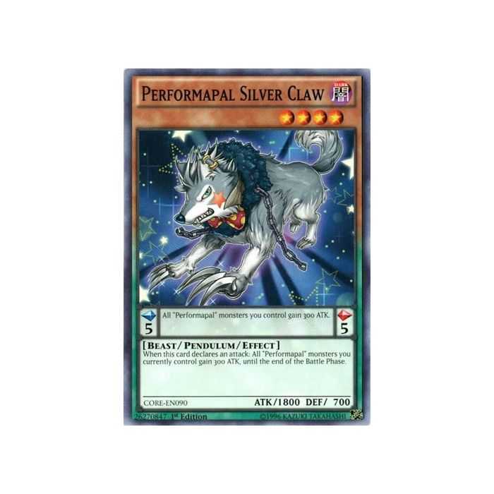 Performapal Silver Claw (Common) – Clash of Rebellions | Carta YUGIOH en México