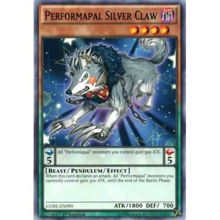 Performapal Silver Claw (Common) – Clash of Rebellions | Carta YUGIOH en México