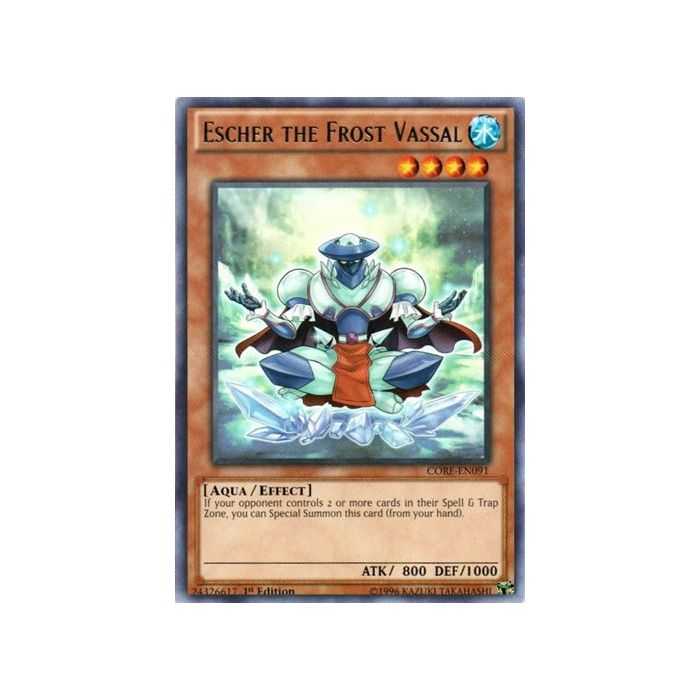Escher the Frost Vassal (Rare) – Clash of Rebellions | Carta YUGIOH en México