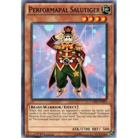 Performapal Salutiger (Common) – Clash of Rebellions | Carta YUGIOH en México