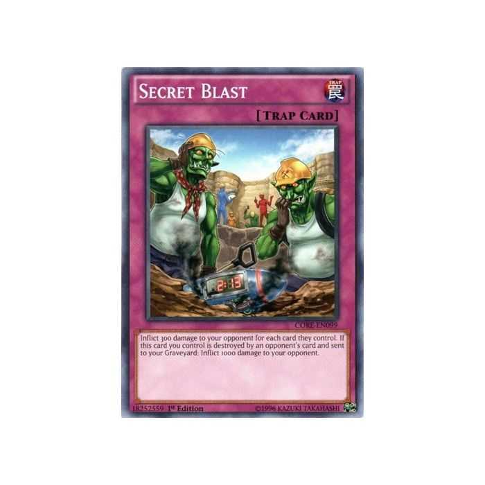 Secret Blast (Common) – Clash of Rebellions | Carta YUGIOH en México