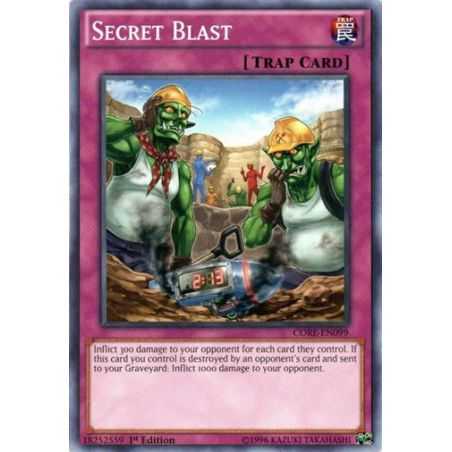 Secret Blast (Common) – Clash of Rebellions | Carta YUGIOH en México
