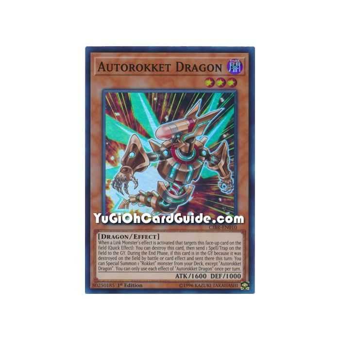 Autorokket Dragon (Super Rare) – Circuit Break | Carta YUGIOH en México