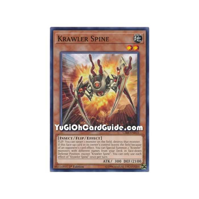 Krawler Spine (Common) – Circuit Break | Carta YUGIOH en México
