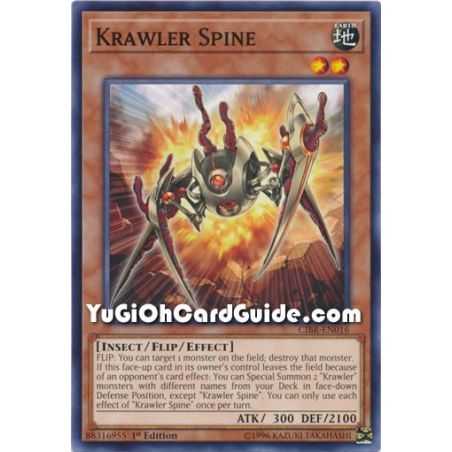 Krawler Spine (Common) – Circuit Break | Carta YUGIOH en México