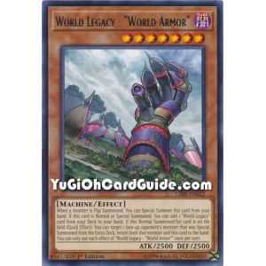 World Legacy - World Armor"" (Super Rare) – Circuit Break | Carta YUGIOH en México