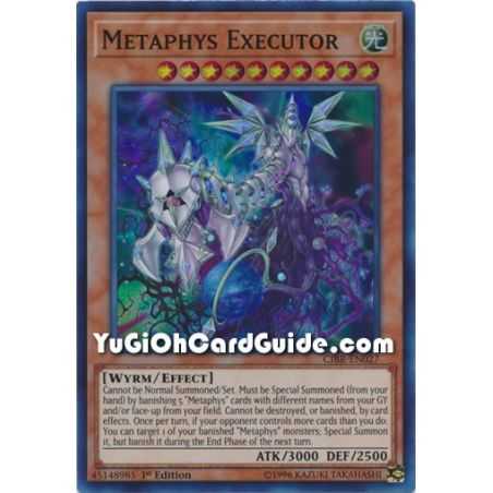 Metaphys Executor (Super Rare) – Circuit Break | Carta YUGIOH en México