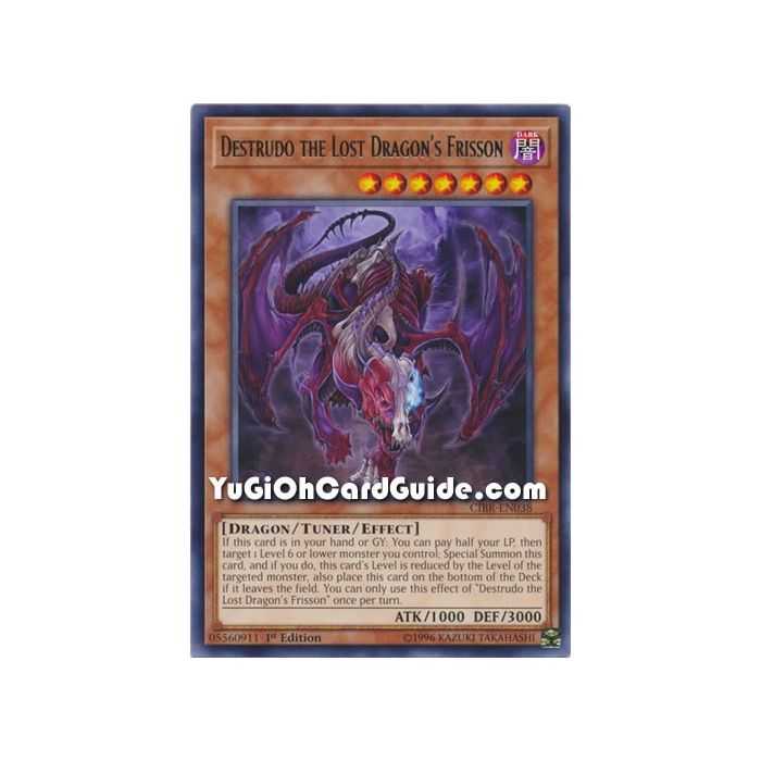 Destrudo the Lost Dragon's Frisson (Rare) – Circuit Break | Carta YUGIOH en México