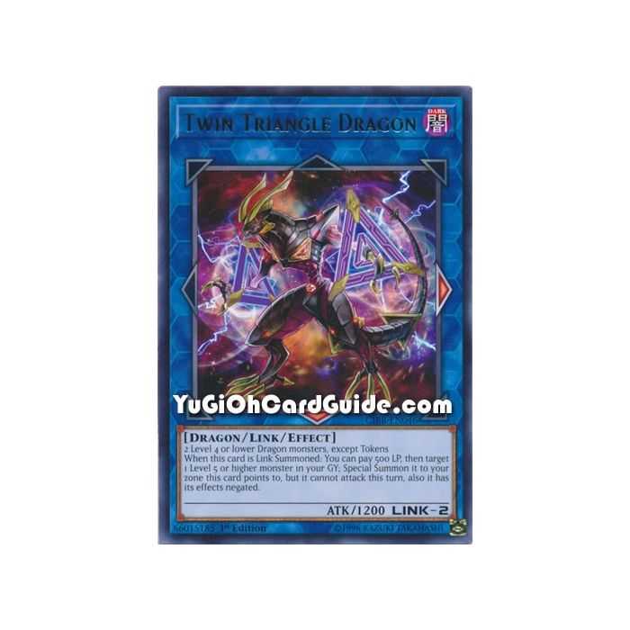 Twin Triangle Dragon (Rare) – Circuit Break | Carta YUGIOH en México