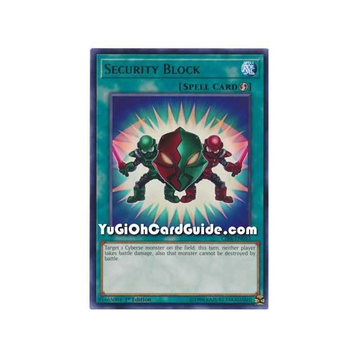 Security Block (Rare) – Circuit Break | Carta YUGIOH en México