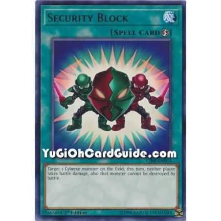 Security Block (Rare) – Circuit Break | Carta YUGIOH en México