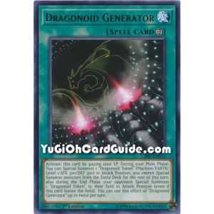 Dragonoid Generator (Rare) – Circuit Break | Carta YUGIOH en México
